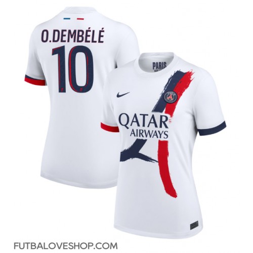 Dres Paris Saint-Germain Ousmane Dembele #10 Preč pre Ženy 2024-25 Krátky Rukáv